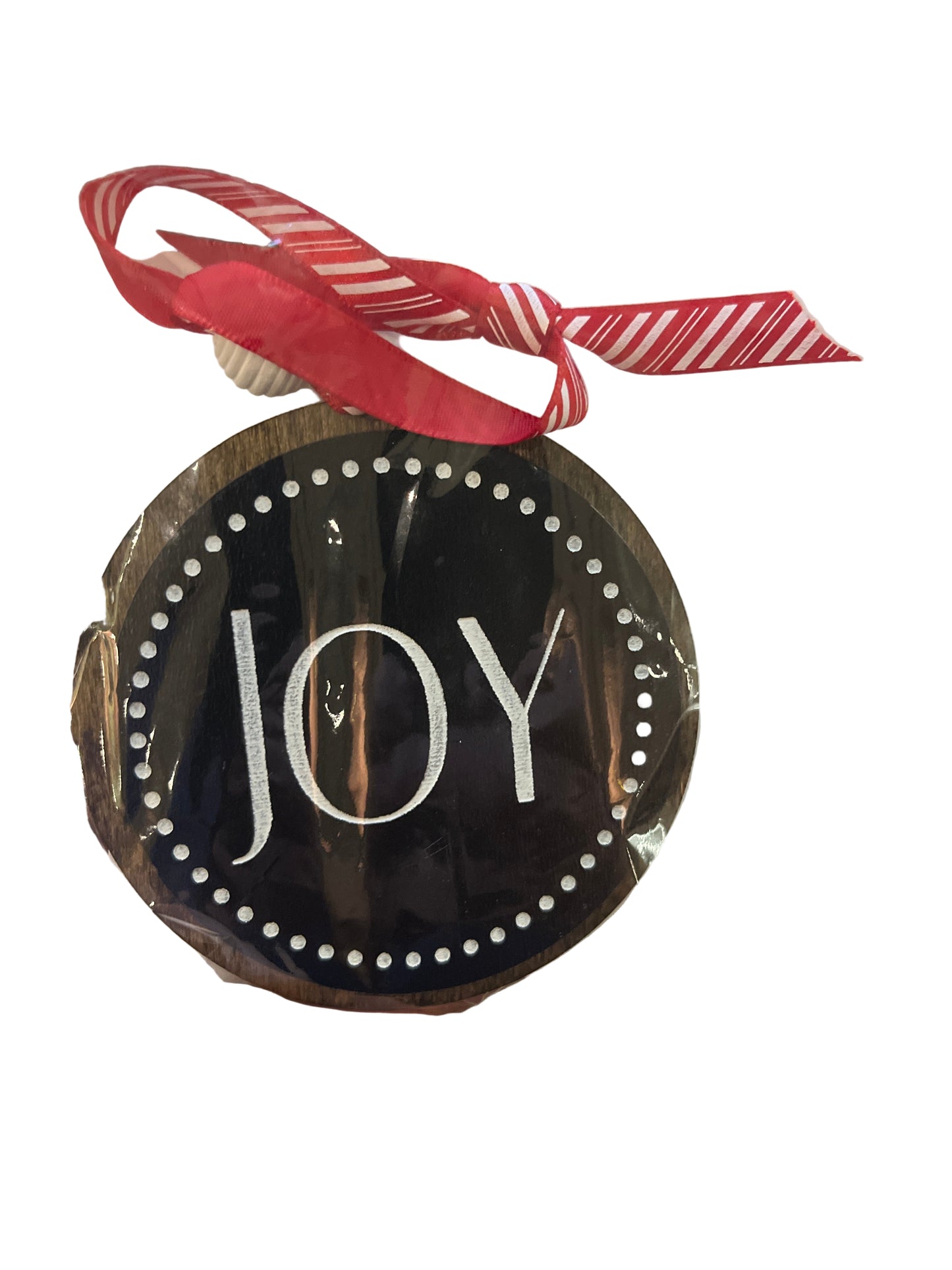 Black & White Word Ornament