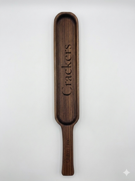 Gluten Free Cracker Tray - Black Walnut