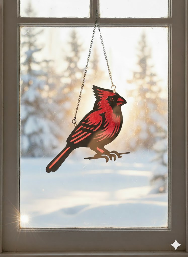 Cardinal Suncatcher