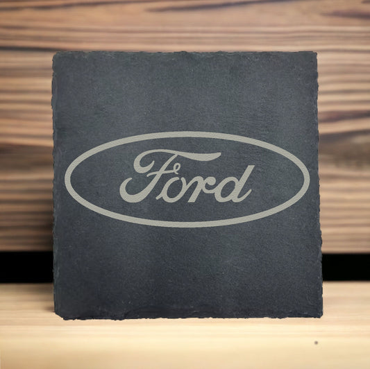 Ford Logo Slate Coaster