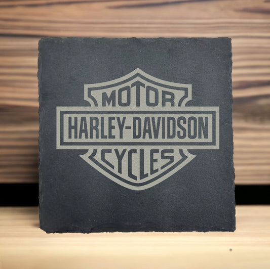 Harley Davidson Slate Coaster