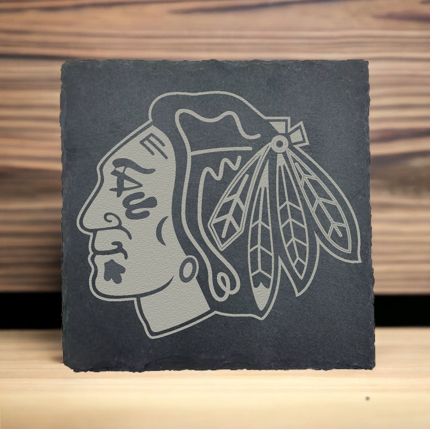 Chicago Blackhawks Slate Coaster